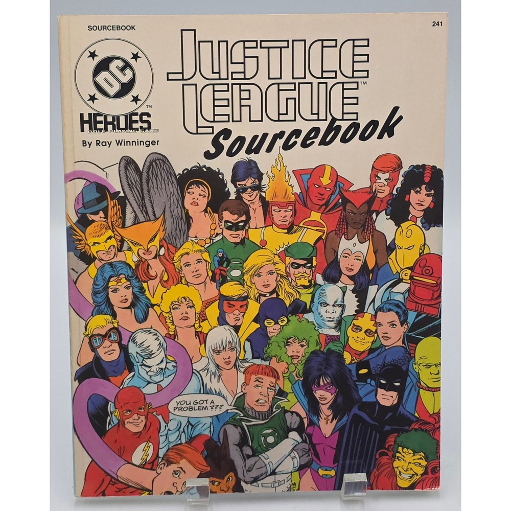 DC Comics RPG Justice League Sourcebook By Ray Willinger‎ 1986 Roleplaying game